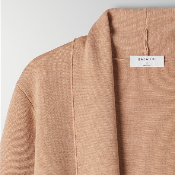 Kirby Duster Cardigan Beige NWOT - Picture 4 of 7